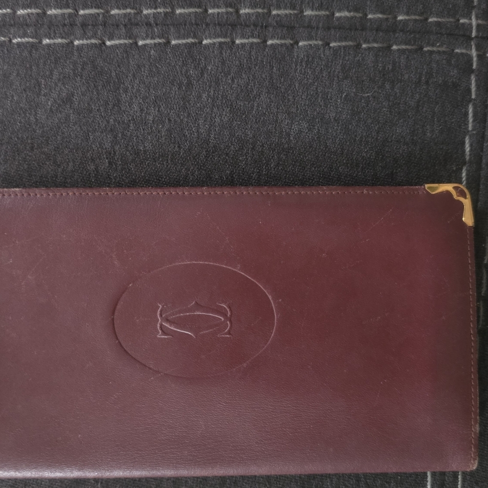 Authentic Cartier Long Wallet Obo